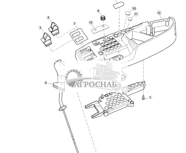 Пульт управления, CommandARM™ без синхронизатора машины - ST830152 489.jpg